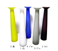 特-１８５　ガラス花器　大型鶴首５色　