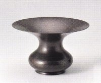 銅器　葵　上焼色