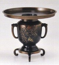銅器薄端　尺０・尺１ やまびこ山水　鍋長色　