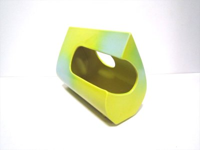 画像3: 黄色変形角形花器（縦横兼用）　T-２６-７