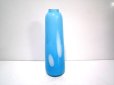 画像2: ガラス花器　G-１１２　ライトブルー長瓶型 (2)