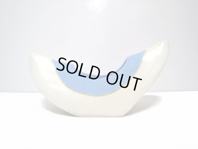 画像7: 特-３６２　手造り変型舟型花器　