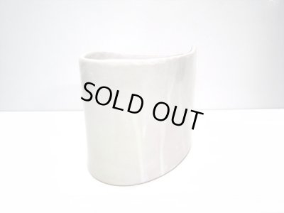 画像3: 特-３７１　手造り白色８.５号合わせ花器