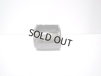 画像4: 特-３９３　手造りアメ茶俵型５号小型花器