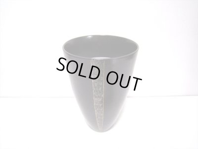 画像6: 特-４０８　鉄色５号丸生花・立花花器