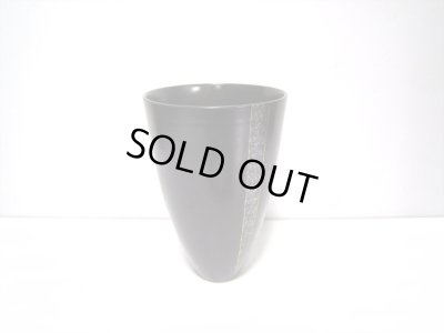 画像5: 特-４０８　鉄色５号丸生花・立花花器