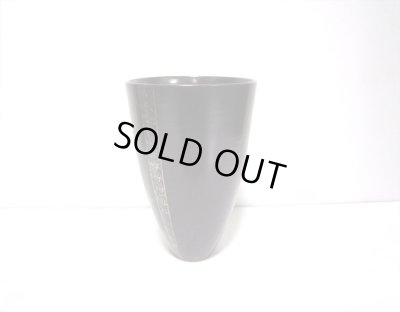 画像3: 特-４０８　鉄色５号丸生花・立花花器