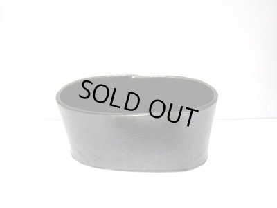 画像6: 特-４１５　手造りグリーン角型合わせ花器