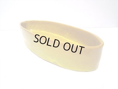 画像4: 特-４２０　手作り１４.５号黄色流線水盤 