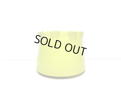 画像4: 手造り　黄７号丸切込み花器　T-２８－２１