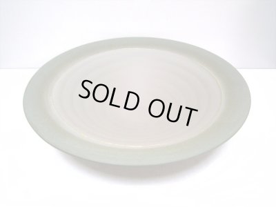 画像5: 手造り　グリーングレー１４号大皿　T-２８－２８