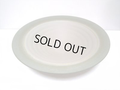 画像3: 手造り　グリーングレー１４号大皿　T-２８－２８