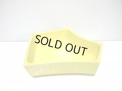 画像5: 特-４５１　手造り黄色変形五角足付コンポート