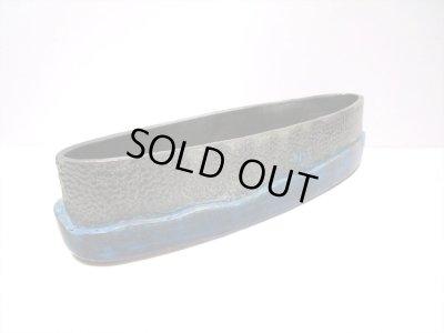 画像9: 特-４５０　手作り黒吹き流線花器