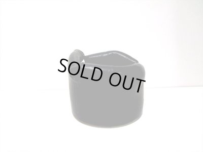 画像6: 特-４４８　手作り 艶消し黒釉筒型口巻花器