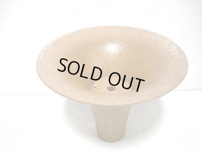 画像6: 特-４６３　茶結晶釉９.５号丸朝顔形　