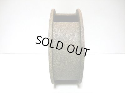 画像3: 特-４７６　手作り赤茶サメ肌丸太鼓型花器