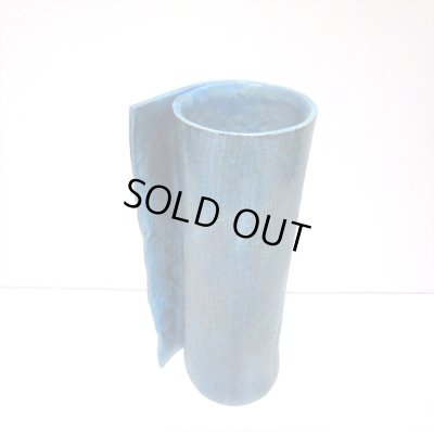 画像7: 特-４７３　手造りブルー筒型ひねり花器