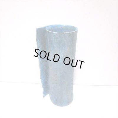 画像3: 特-４７３　手造りブルー筒型ひねり花器