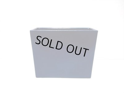 画像7: 紺色角型縦横兼用花器　T-２９-５