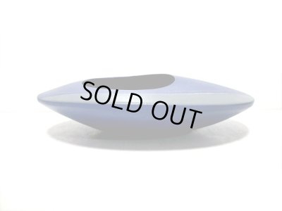 画像3: 紺色楕円型縦横兼用花器　T-２９-７