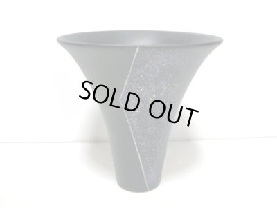 画像6: 黒６.５号丸反型生花・立花花器　T-２９－９