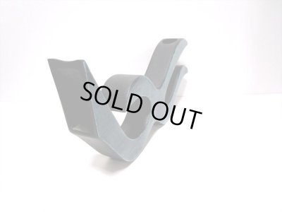 画像10: 一品作　黒変型ブリッジ型３口花器　T-２９-２７