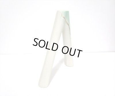 画像3: 特-４９０　逆Ｖ型花器クリーム/グリーン