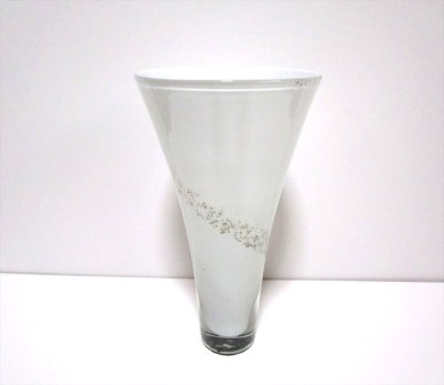 画像2: ガラス花器　涼４-６　白水仙型