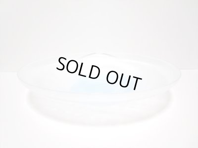 画像3: ガラス花器　９-５０８　クラウド水盤（大）　スカイブルー