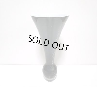 画像7: ガラス花器　涼４-２A　グレイ千草型