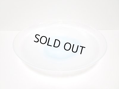 画像8: ガラス花器　９-５０８　クラウド水盤（大）　スカイブルー