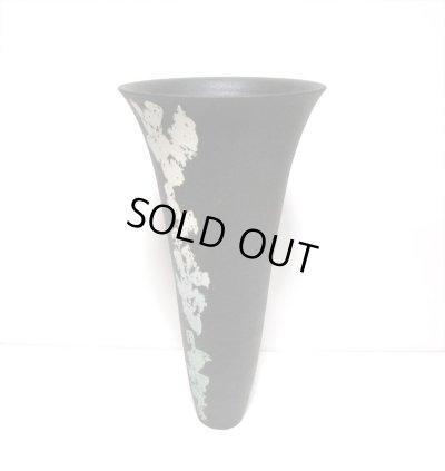 画像4: 一品作　黒５.５号丸長立花瓶　T-２９－４９