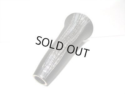 画像13: 一品作　黒５.５号丸長立花瓶　T-２９－４９