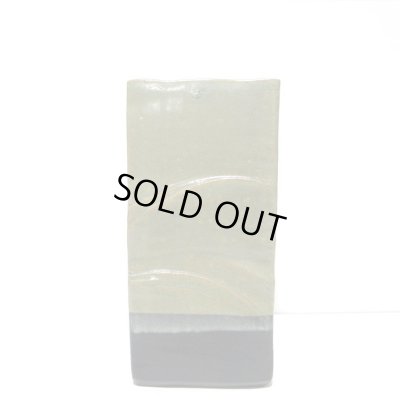 画像9: 特-５０１　手作りうぐいす色角型花器