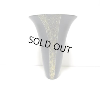 画像5: 特-５０９　黒６.５号丸長立花花器