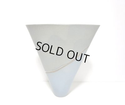 画像3: 特-５１１　作家物手作りモスグリーン生花・立花花器