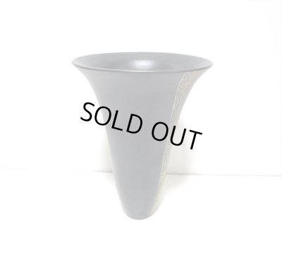 画像4: 特-５０９　黒６.５号丸長立花花器