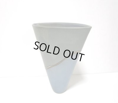 画像6: 特-５１１　作家物手作りモスグリーン生花・立花花器