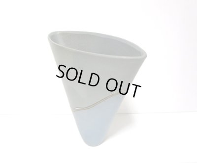 画像7: 特-５１１　作家物手作りモスグリーン生花・立花花器