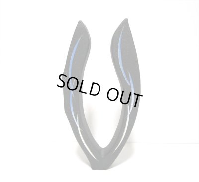 画像7: 一品作　黒変型Ｕ型２口花器　T-２９-６５