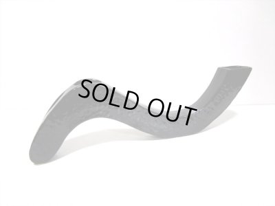 画像7: 黒艶横長ウエーブ花器　T-２９-６１