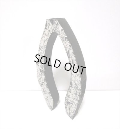 画像13: 一品作　黒変型Ｕ型２口花器　T-２９-６５