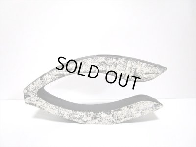 画像4: 一品作　黒変型Ｕ型２口花器　T-２９-６５