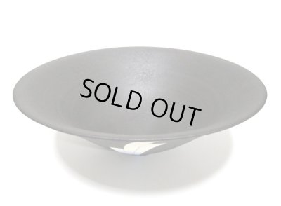 画像11: 一品作　黒１３号大鉢浅型花紋　T-２９－７５