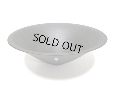 画像4: 一品作　黒１３号大鉢浅型花紋　T-２９－７５