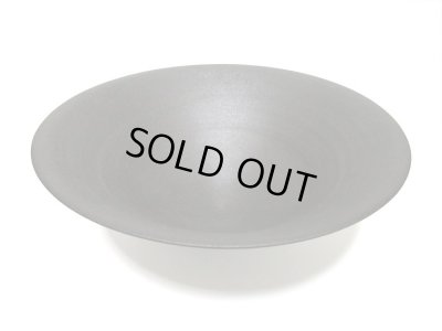 画像7: 一品作　黒１３号大鉢浅型花紋　T-２９－７５