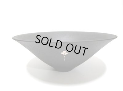 画像3: 一品作　黒１３号大鉢浅型花紋　T-２９－７５