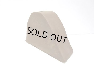 画像7: 特-５３３　手作り黄土色山型花器