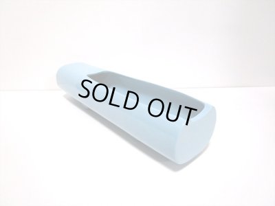 画像5: 特-５３４　ライトブルー筒形縦横兼用花器